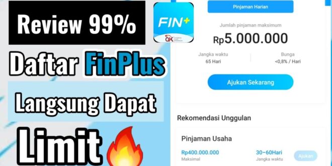Review FinPlus Aplikasi Pinjaman Online daftar langsung cair