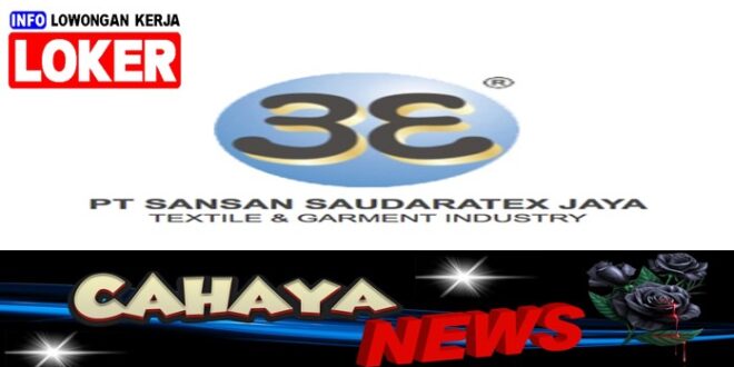 Lowongan kerja dan Gaji PT Sansan Saudaratex Jaya, pabrik garment Cimahi