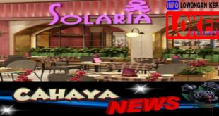 lowongan kerja dan gaji Restoran Solaria terbaru